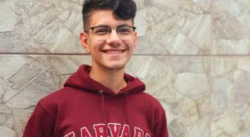 O estudante João Victor Arruda foi aprovado em Harvard - Divulgação/Arquivo Pessoal