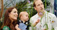 Fotografia de Kate Middleton, Príncipe William e o pequeno Príncipe George - Getty Images