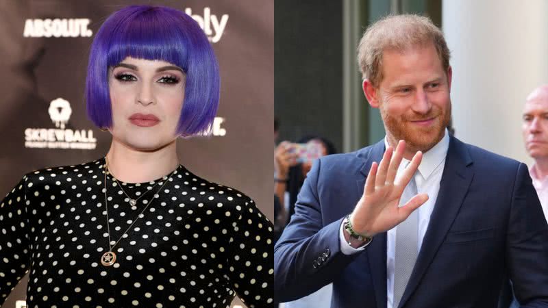 Kelly Osbourne e o príncipe Harry - Getty Images