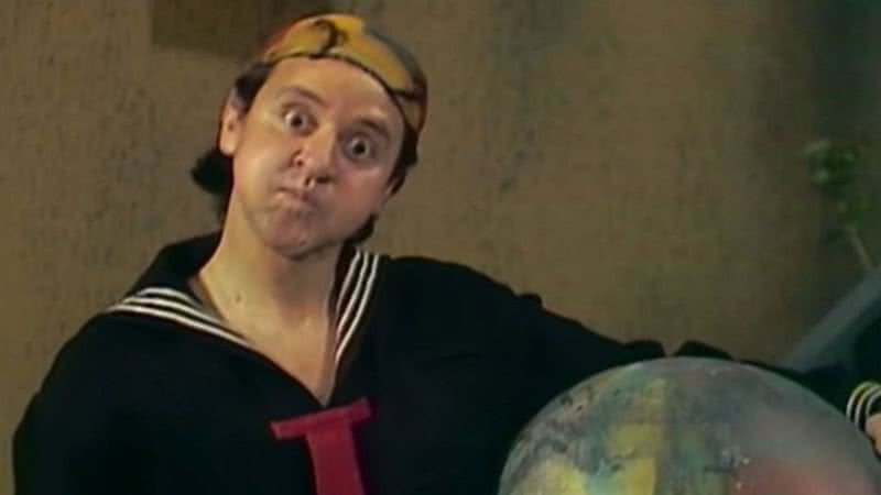 Kiko caracterizado durante episódio de 'Chaves' - Divulgação / Televisa