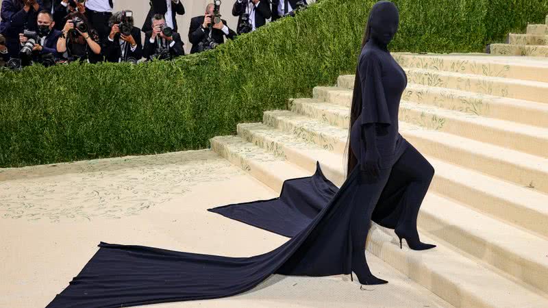 A influenciadora durante o tradicional Met Gala (2021) - Getty Images