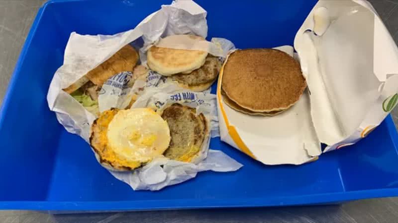 Lanche do McDonald's que passageiro tentou esconder na Mochila - Divulgação / Governo da Austrália