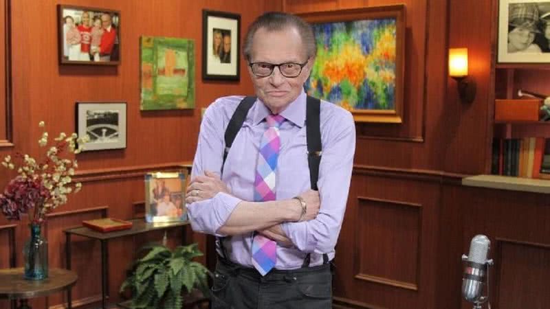 O apresentador Larry King - Divulgação