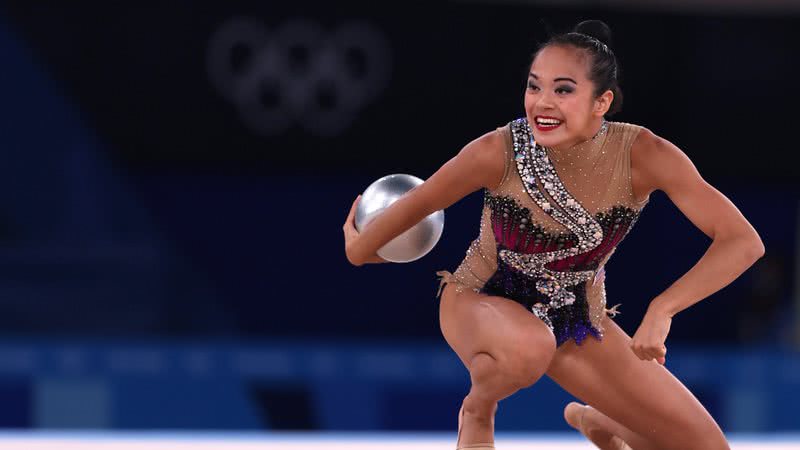 Fotografia de Laura Zeng nas Olimpíadas de Tóquio - Getty Images