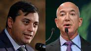 Wilson Lima e Jeff Bezos, respectivamente - Licença Creative Commons via Wikimedia Commons e Getty Images