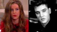 Lisa Marie Presley (à esqu.) e Elvis Presley (à esqu.) - Reprodução/Vídeo