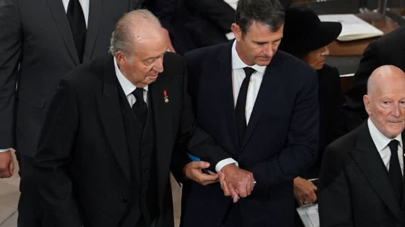 Juan Carlos I no funeral de Elizabeth II - Getty Images