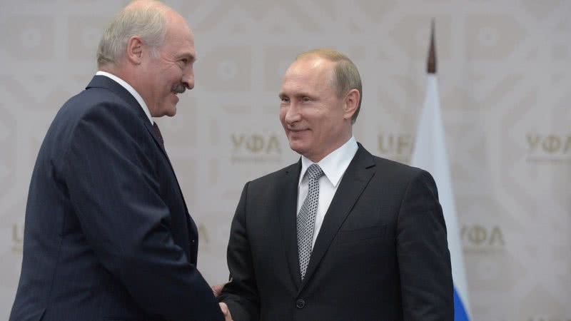 Vladimir Putin e Alexander Lukashenko - Getty Images