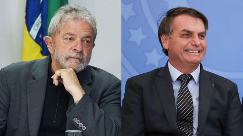 Montagem de Lula e Bolsonaro - Valter Campanato/ABr/Marcos Corrêa/PR