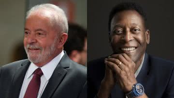 Montagem com Presidente Lula (esq.) e Pelé (dir.) - Getty Images