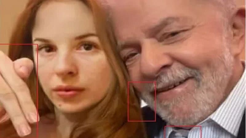 Montagem que coloca Suzane von Richthofen ao lado de Lula - Divulgação/ Redes Sociais