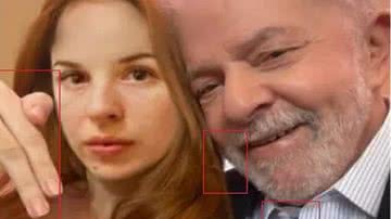 Montagem que coloca Suzane von Richthofen ao lado de Lula - Divulgação/ Redes Sociais