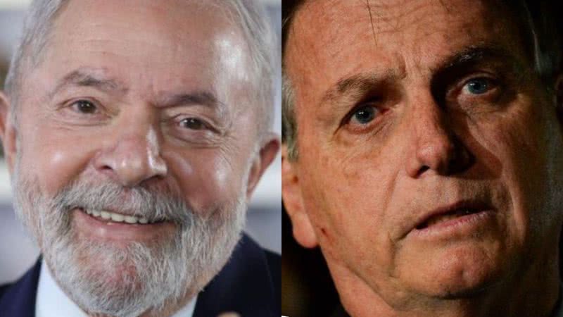 Montagem mostrando Lula e Bolsonaro - Divulgação / Instagram/ @lulaoficial/ Getty Images