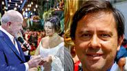 Casamento do ex-presidente Lula e Janja; e o ex-servidor Antônio de Pádua Freitas Moreira Junior - Ricardo Stuckert / Divulgação