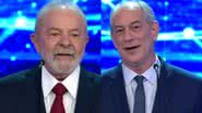 Lula e Ciro Gomes durante debate - Reprodução/Vídeo