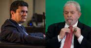 Moro (à esqu.) e Lula (à dir.) - Getty Images