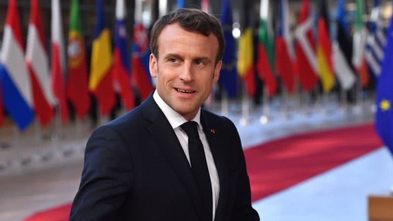 Macron, presidente da França - Getty Images