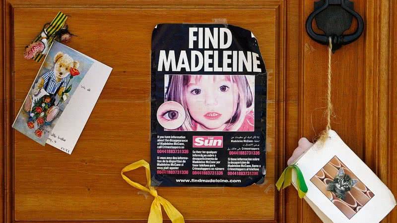 Pôster sobre o desaparecimento de Madeleine McCann - Getty Images