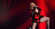 Madonna durante performance no 57th Annual GRAMMY Awards em 2015 - Getty Images