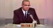 Malcolm X durante participação no programa de TV "City Desk" em 1963 - Divulgação / YouTube / reelblack