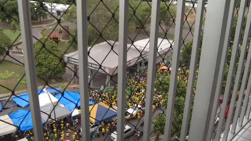 Manifestantes em Manaus - Reprodução / Vídeo