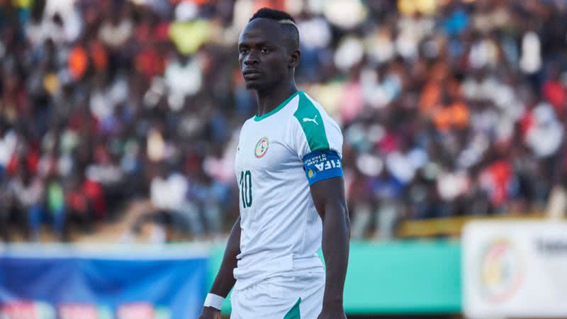 Mané em partida pelo Senegal - Getty Images