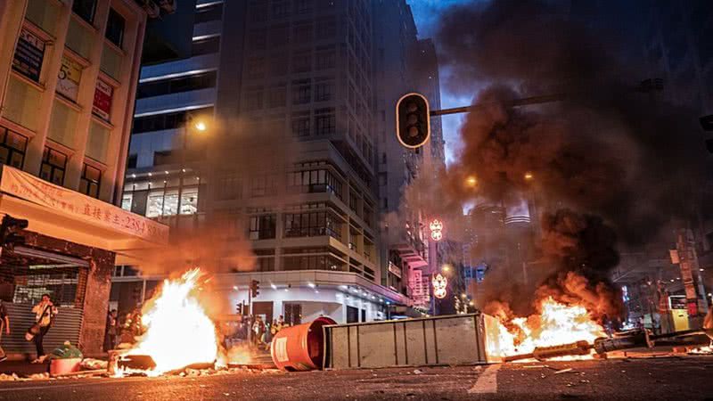 Manifestação em Hong Kong em 15 de setembro de 2019 - Wikimedia Commons