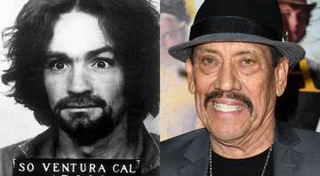 Charles Manson e o ator Danny Trejo - California Department of Corrections and Rehabilitation via Wikimedia Commons/Getty Images