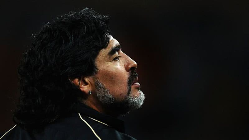 O futebolista Diego Maradona - Getty Images