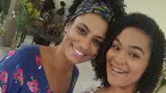 Marielle Franco ao lado da filha, Luyara - Arquivo pessoal