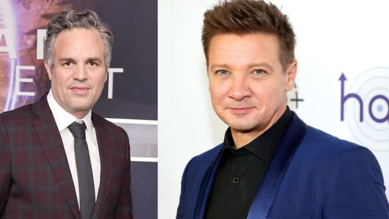 Montagem mostrando Mark Ruffalo e Jeremy Renner - Getty Images