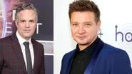 Montagem mostrando Mark Ruffalo e Jeremy Renner - Getty Images