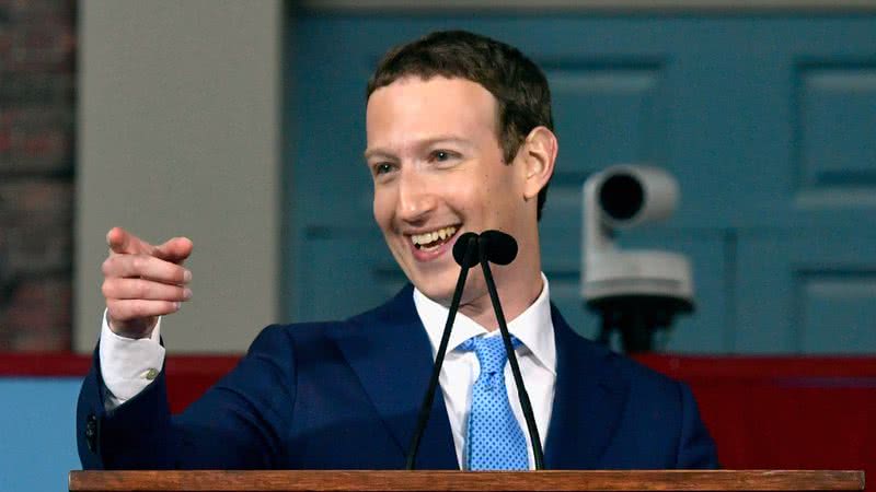 Mark Zuckerberg em Harvard (2018) - Getty Images