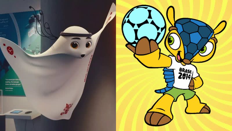 Mascotes da Copa do Mundo - Divulgação/ Fifa