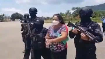 Prisão de Herlinda Bobadilla em Honduras - Divulgação/Youtube/videosproceso