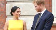 O príncipe Harry e a esposa Meghan Markle - Getty Images