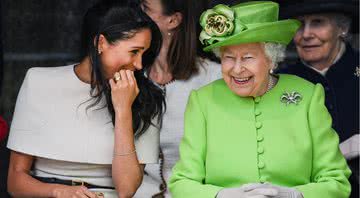 Meghan e Elizabeth II durante evento - Getty Images