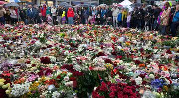 Memorial em homenagem a aqueles que morreram em Utoya, em 2011 - Getty Images