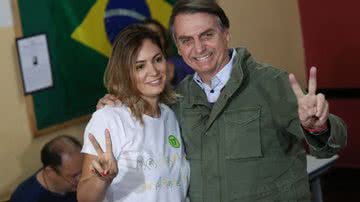 Michelle e Jair Bolsonaro - Getty Images