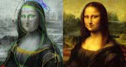 Traços encontrados por trás da Mona Lisa - Pascal Cotte