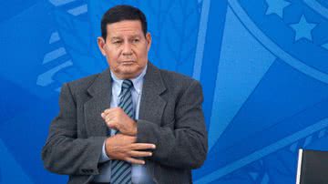 Mourão durante evento do governo - Getty Images