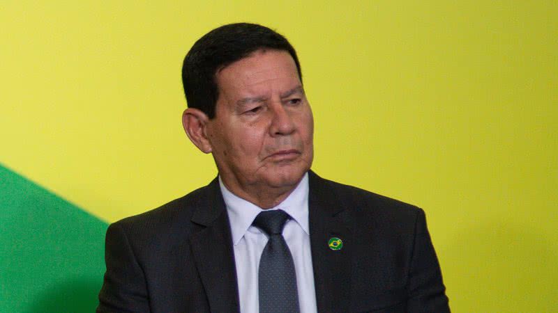 Imagem do vice-presidente Hamilton Mourão - Getty Images