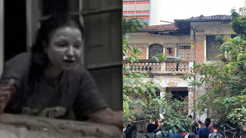 Foto de Margarida Bonetti e da casa abandonada - Divulgação/ Instagram @amulherdacasaabandonada