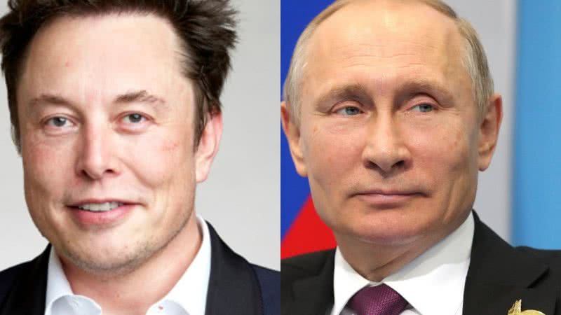 Elon Musk e Vladimir Putin - Wikimedia Commons