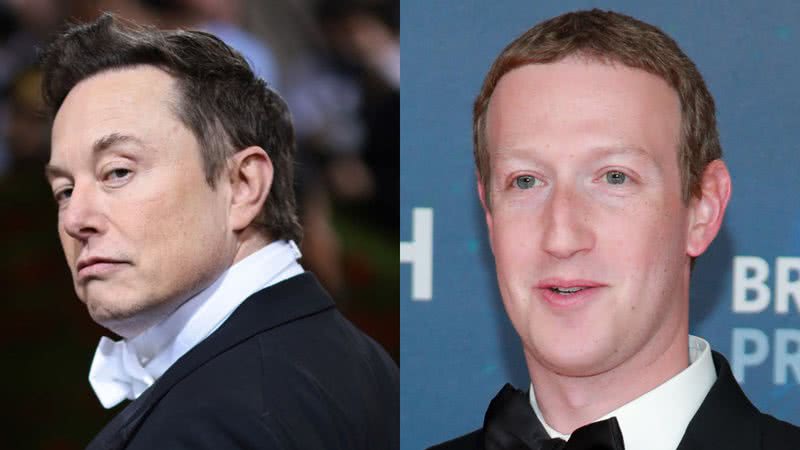 Elon Musk e Mark Zuckerberg - Getty Images