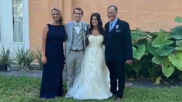 Nate Kuhlman em seu casamento - Arquivo Pessoal