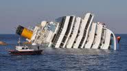 Navio Costa Concordia, que naufragou em 2012 - Getty Images