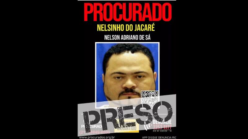 Nelson Adriano de Sá, o Adriano do Jacarezinho - Divulgação/Portal dos Procurados