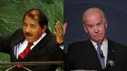 Daniel Ortega (à esqu.) e Biden (à dir.) - Getty Images