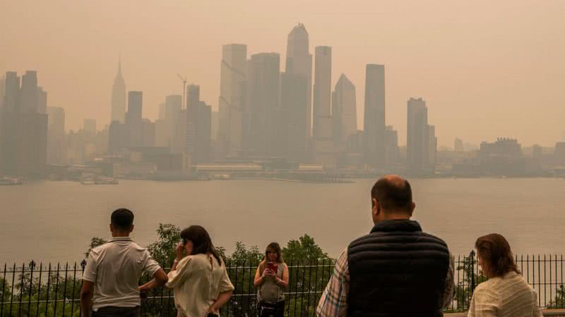 Fotografia mostrando Nova York nesta quarta-feira, 7 - Getty Images